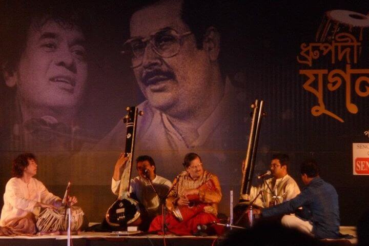 Accompanying with the Living Legends Guru Pt. Ajoy Chakrabarty ji, Ustad Zakir Hussain ji and Pt. Ajay Joglekar ji in Kolkata.