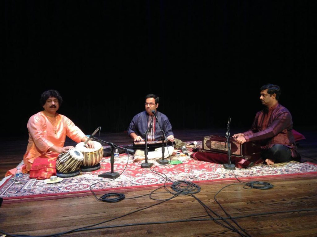 Performing at ICMC Dallas, USA with Shri Gourisankar and Shri Gourab Chatterje